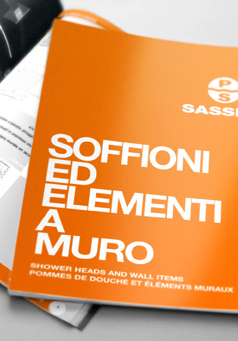 SASSI PIERO Srl - Rubinetteria ed elementi doccia, soffioni ed accessori -  SOFFIONE DOCCIA TONDO, CON FILTRO ACQUA ISPEZIONABILE PER PULIZIA CALCARE,  CON SNODO - DIAMETRO 300 MM. E ATTACCO 1/2