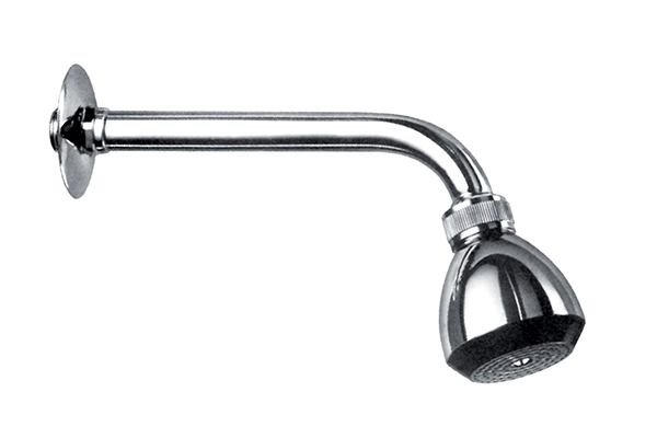 VESUVIO MODEL FULL SHOWER WITH JOINT AND WATER FILTER AVAILABLE IN WHITE OR BLACK - IN BRASS