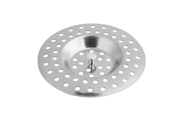 STAINLESS STEEL BASIN GRILL BASKET , WITH KNOB
