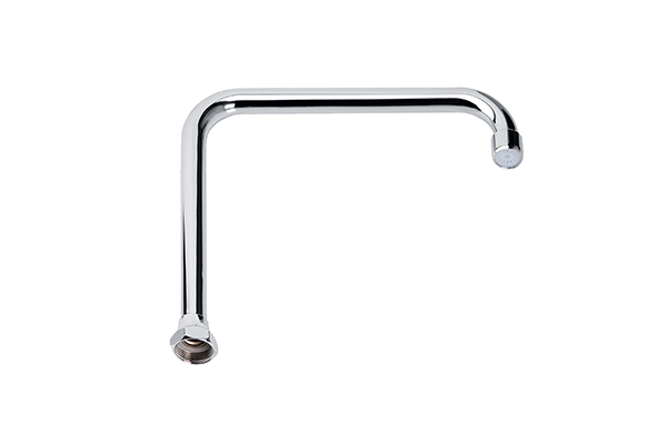 CHROME-PLATED BRASS UNIVERSAL SPOUT FOR SINK TAPS TO FIXED BRIDGE  - 3/4 